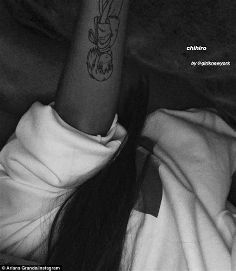Ariana Grande Shows Off Brand New Tattoo Inspired By The