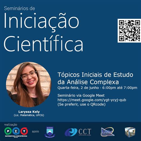 Seminário Tópicos iniciais de estudo da Análise Complexa PET Matemática e Estatística