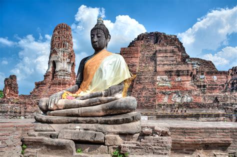 the historic city of ayutthaya think orange