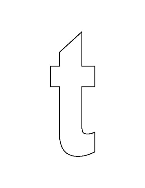 Letter T Craft Template