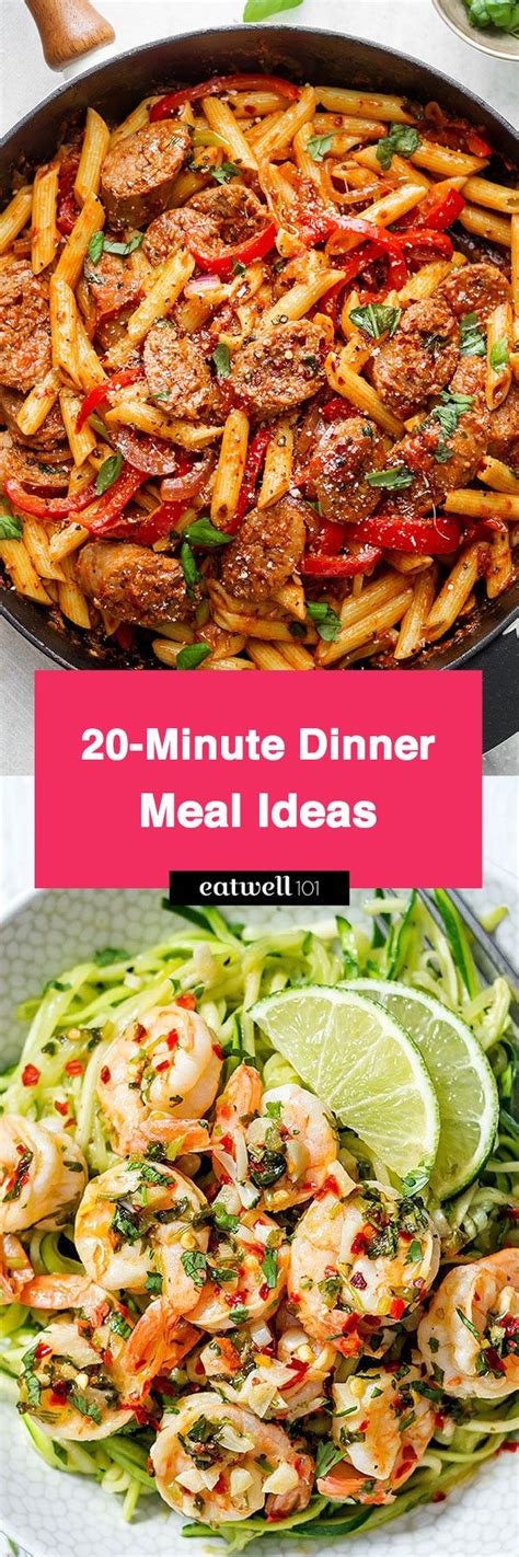Quick chicken recipes make dinner a breeze. Dinner Meal Recipes: 13 Delicious Dinner Meal Ideas Ready ...