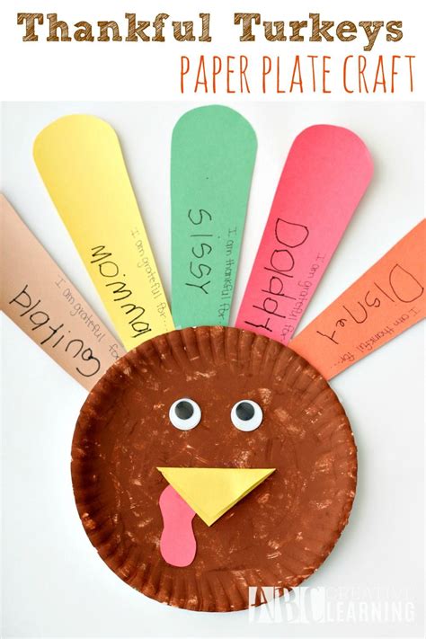 Thankful Turkeys Paper Plate Craft Simply Today Life Paper Plate