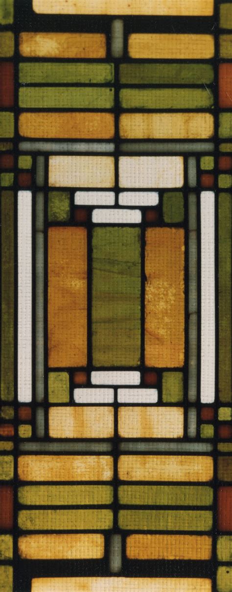 Sepia ink on paperoriginal size: Frank Lloyd Wright art glass | Frank lloyd wright art ...