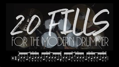 FILL 1 20 FILLS For The Modern Drummer By Daniele Atzori YouTube