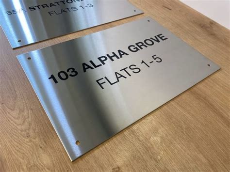 Stainless Steel Engraved Business Signs Buysigns