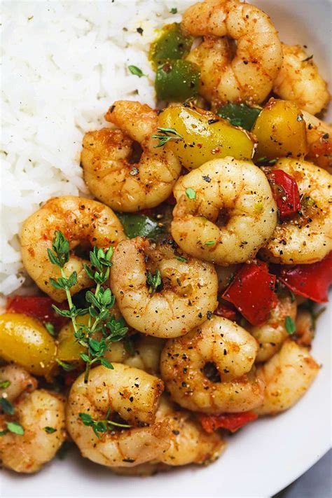 Instant Pot Spicy Pepper Shrimp Little Sunny Kitchen