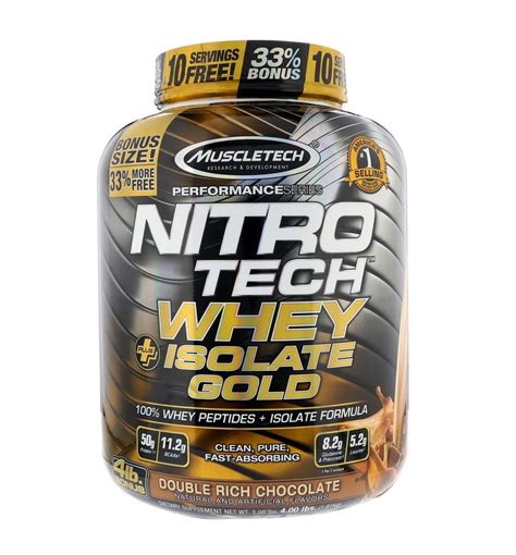 Как принимать muscletech nitro tech whey plus isolate gold (1810 гр.) Muscletech, Nitro Tech, Whey Plus Isolate Gold, 4lbs (1.8 ...