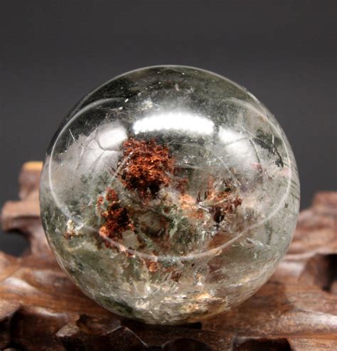 The chalcedony that is commonly found in basalt is a secondary product of alterations of the host rock under the influence of water. 2.5''Clear Red Green Phantom Quartz Sphere -Fairy Crystal ...