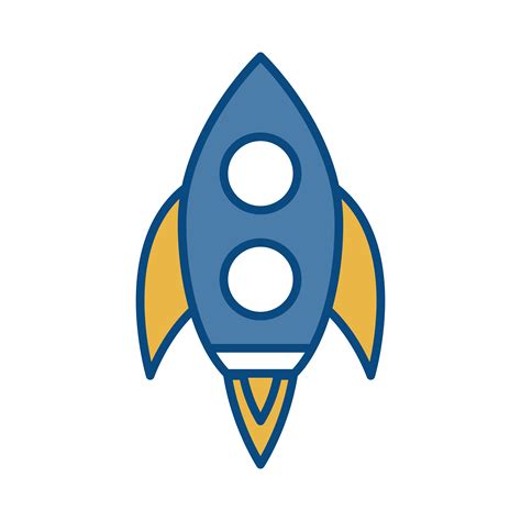 Space Rocket Icon 659692 Vector Art At Vecteezy
