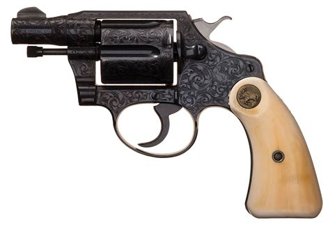 Cole Agee Master Engraved Colt Detective Special Revolver Rock Island