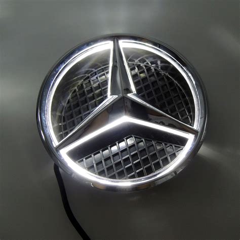 2012 2018 Car Led Grille Logo Emblem Light For Mercedes Benz E Class
