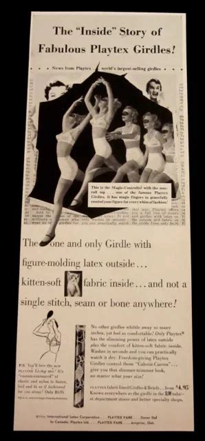 1934 Vintage Lingerie Ad Next To Nothings Lastex Bras Girdles Panties 030819 995 Picclick