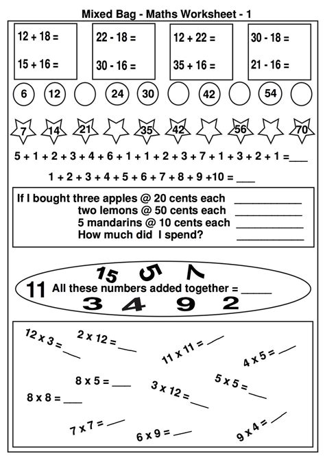 Each math worksheet has an answer sheet attached on the second page, making easy for teachers and parents to use. Printable Math Games for Kids | Activity Shelter