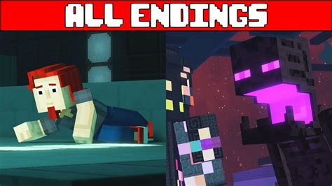 Minecraft Story Mode Season 2 Episode 5 All Endings Ending And Final