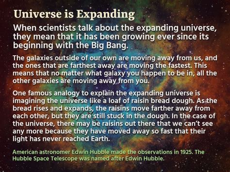 Expanding Universe Expanding Universe Astronomy Facts Science Facts