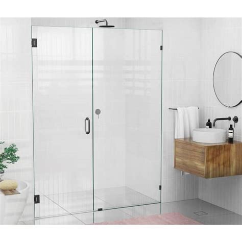 Glass Warehouse Illume 5975 In W X 78 In H Wall Hinged Frameless