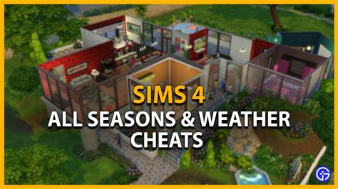 Sims 4 Weather And Seasons Cheats Control Temp Gamer Tweak