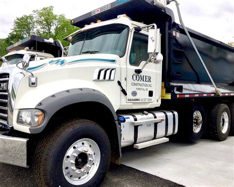 Comer Construction Adds Four New Dump Trucks To Fleet Comer