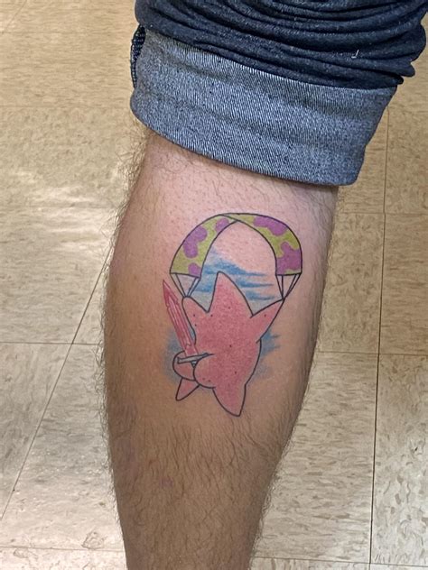 Patrick Star Done By Gumby At Calaveras Tattoo In Killeen Texas Rtattoos
