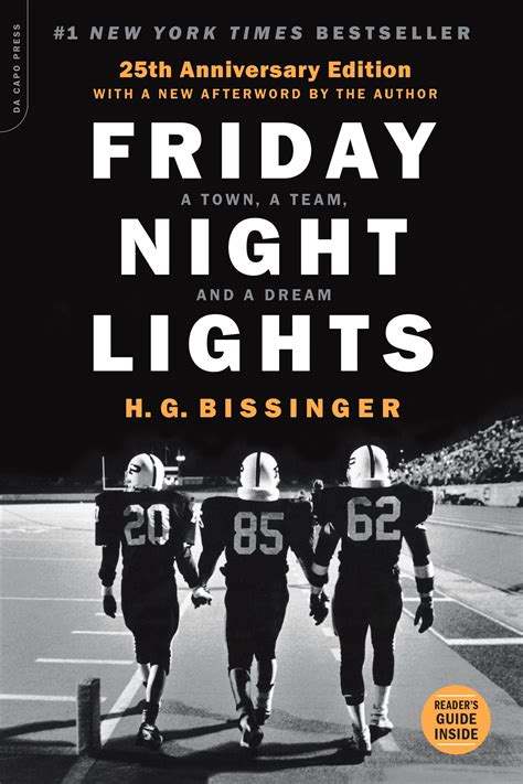 Friday Night Lights A Town A Team And A Dream By H G Bissinger