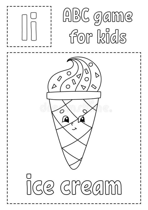 Letter i worksheet and mini book discuss other letter i words and images found in the worksheet. Letter I Is For Ice Cream. ABC Game For Kids. Alphabet Coloring Page. Cartoon Character. Word ...