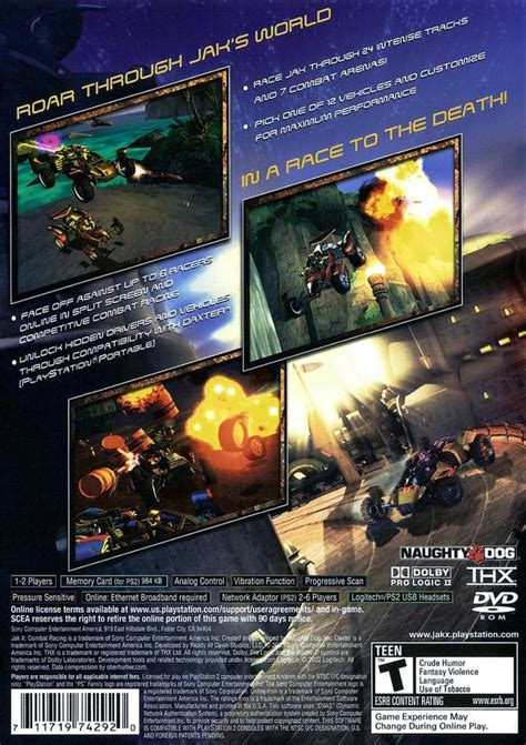 Jugamos jak x en directo con ps2 a través de xlink kai. Jak X Combat Racing Sony Playstation 2 Game