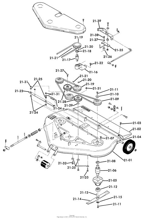 Toro 65 36MR02 36 Rear Discharge Mower 1976 Parts Diagram For 21 000