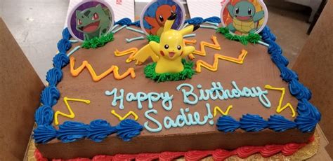 Pokemon Sheet Cake Pokemon Birthday Pokemon Birthday Party 7th Birthday