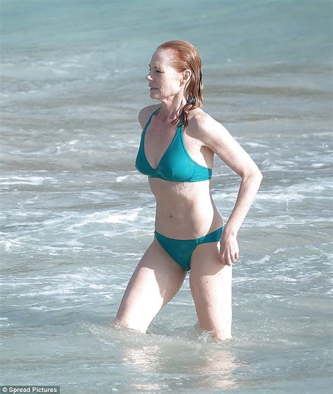 beautiful marg helgenberger wearing green bikini porn pictures xxx photos sex images 1544309