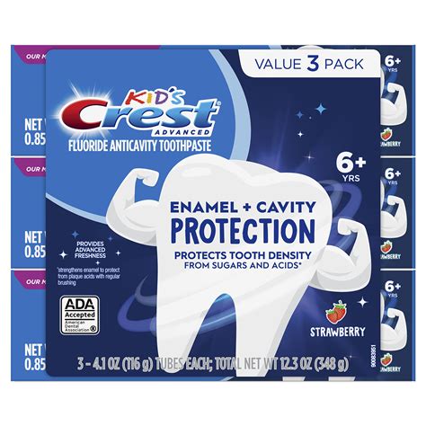 Buy Crest Kids Advanced Toothpaste Enamel Cavity Protection With