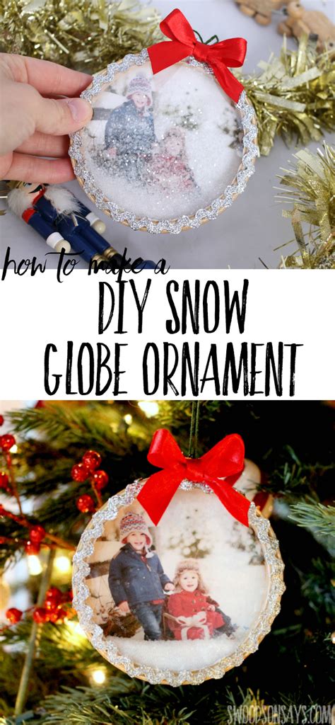 Diy Snow Globe Ornament Swoodson Says