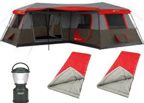 Ozark trail 20′ x 10′ dark rest instant cabin tent for 12 persons 2.2 2. Bundle of 4: Ozark Trail 12-Person 3-Room XL Stadium Cabin ...