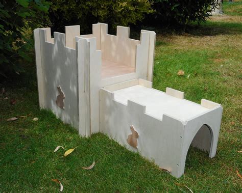 Rabbit Castle With Tunnel Etsy Wooden Rabbit Christmas Ts For