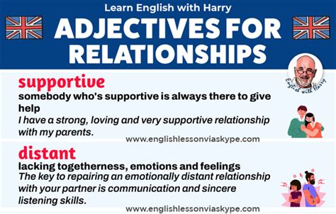 14 English Adjectives For Describing Relationships Study English