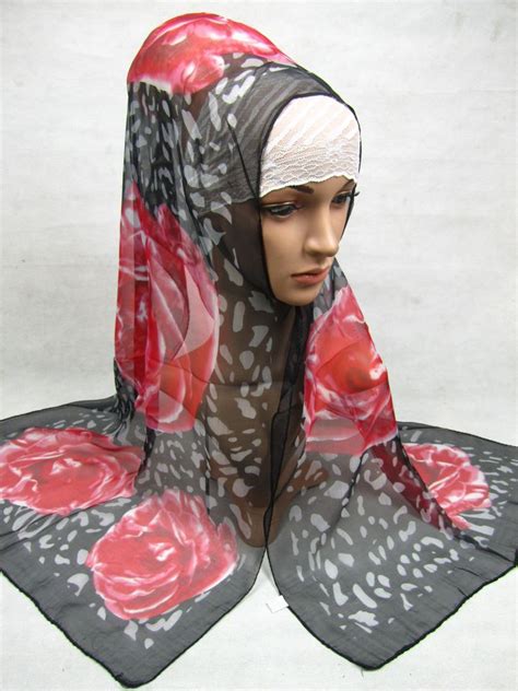 S553a Hijab 40silk 60polyester Andmuslim Scarfandislam Scarfandarab Scarfandmuslim Product In Womens