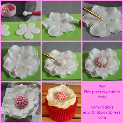 Tutorial Flor Perlas Cupcakes Tartas Wafer Paper Flowers Clay Flowers