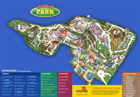 La Mappa Di Gardaland Gardaland Resort