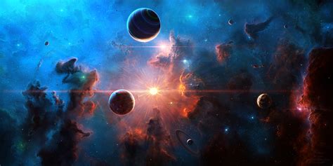 Download Star Nebula Planet Sci Fi Space Wallpaper By Tim Barton