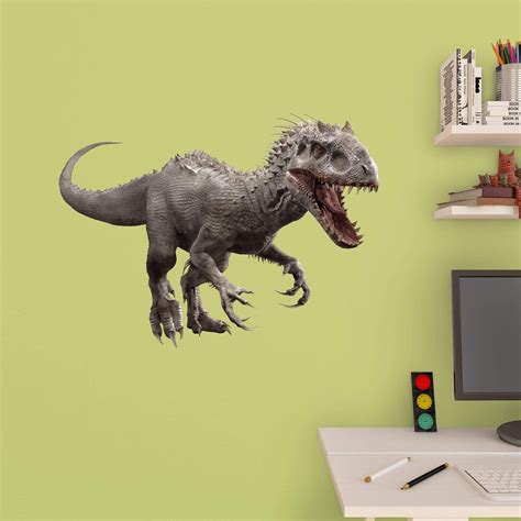 Indominus Rex Jurassic World Officially Licensed Removable Wall Dec Wall Decals Dinosaur