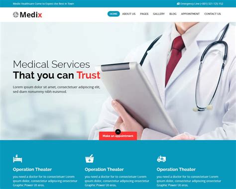 20 Best Medical Hospital And Clinic Website Templates 2019 Templatemag