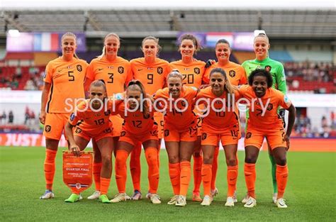 Netherlands Team Line Up Quarter Final Women S Euro Images