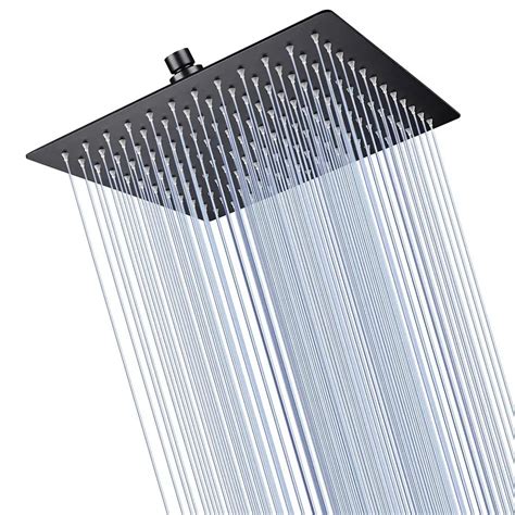 Yestarry 10 Bathroom Rainfall Shower Head Stainless Steel Ultra Thin