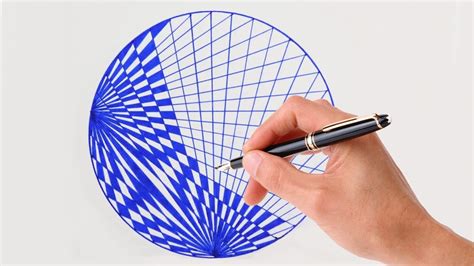How To Draw Geometric Circle Very Easy Spirograph Pattern Art 3d