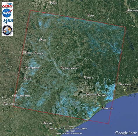 Extent Of Texas Flooding Shown In New NASA Map