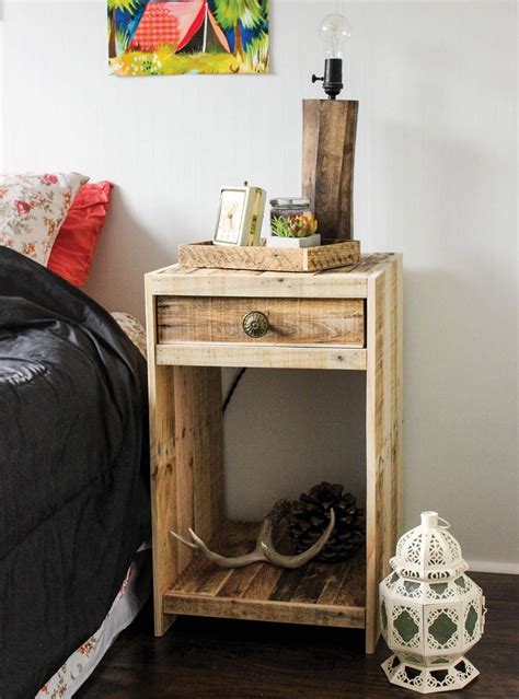Easy Wood Project Bedside Tables Diy Smart Ideas