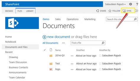 How To Sync Sharepoint 2013 Document Library With Local Folder