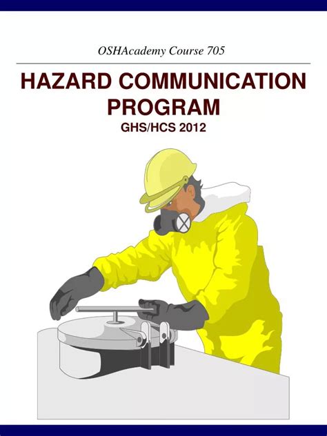 PPT HAZARD COMMUNICATION PROGRAM GHS HCS 2012 PowerPoint Presentation