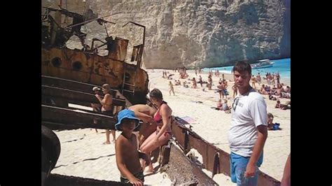 Inside The Shipwreck Navagio Beach Zakynthos Greece