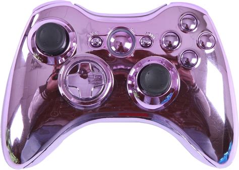 Hde Controller Shell For Xbox 360 Pink Chrome Shell Case