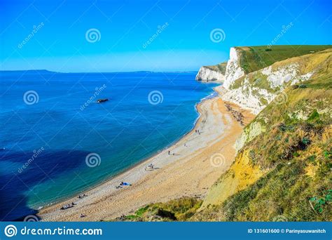 View Of Durdle Door A Natural Limestone Arch On The Jurassic Coast